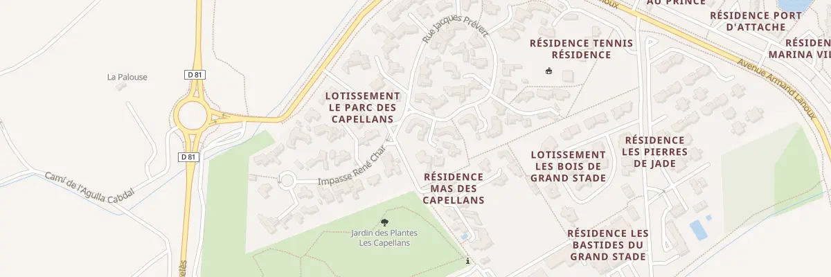 Plan du 1 Rue Jacques Prévert à Saint-Cyprien