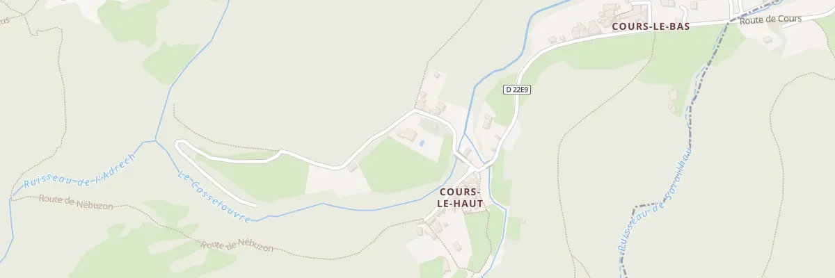 Plan du 5374F Cours Le Haut à Rosis