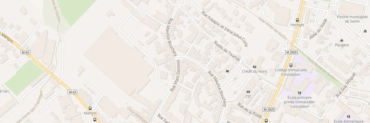 Plan du 51 Rue Maurice Bouchery à Seclin