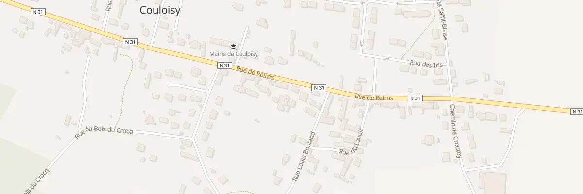Plan du 71B Rue de Reims à Couloisy