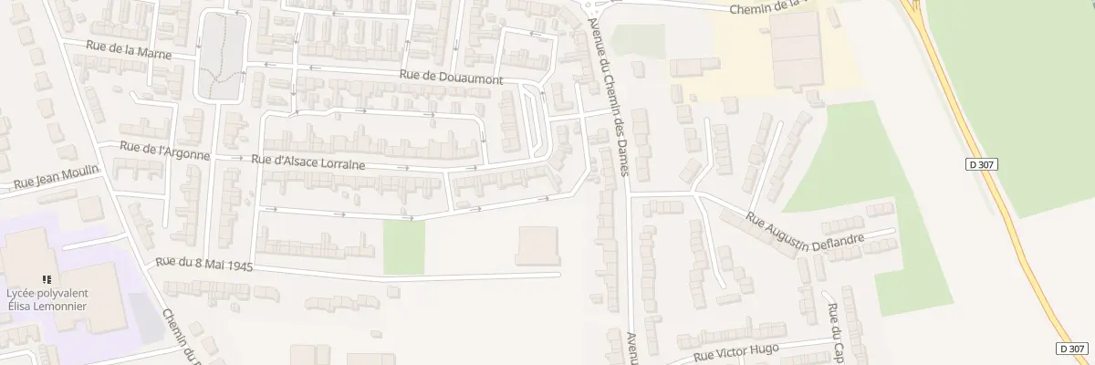 Plan du 192 Sq des Alliés à Brebières