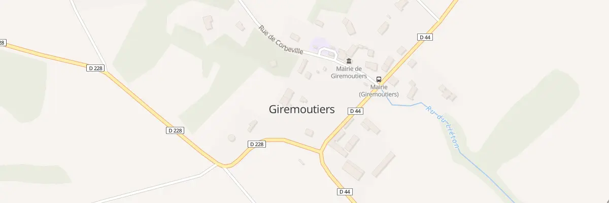 Plan du 2B Rue des Abeilles à Giremoutiers