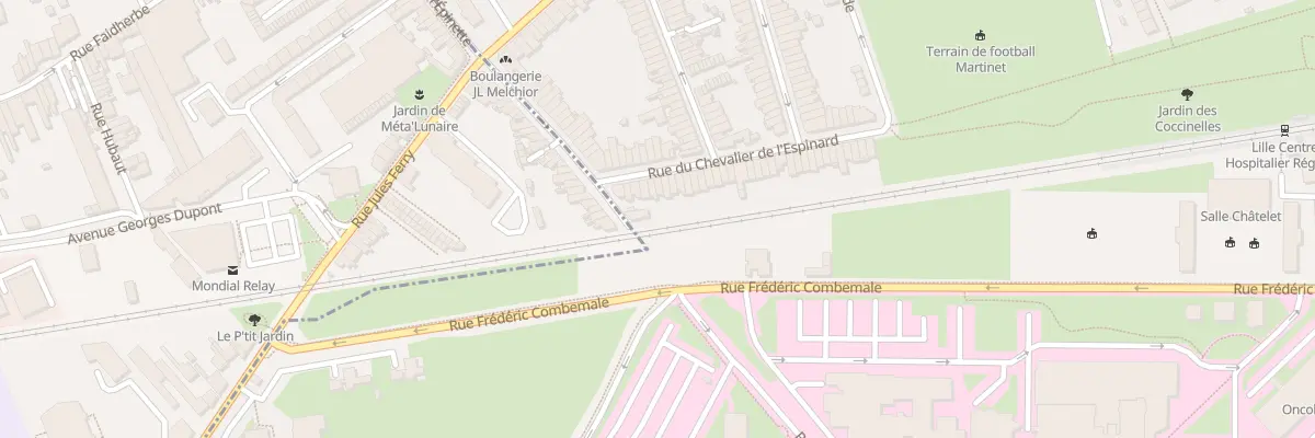 Plan du 105 Rue de l’Epinette à Lille