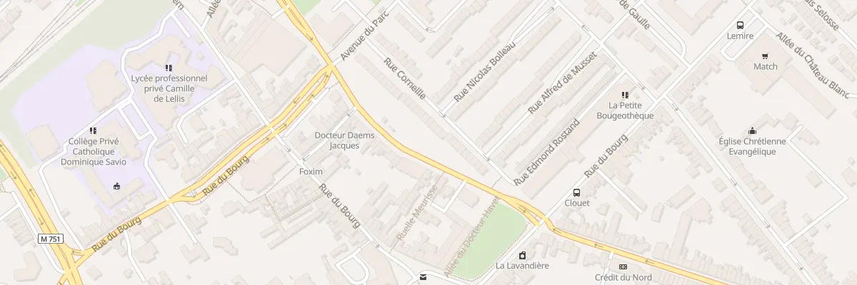 Plan du 38 Rue Corneille à Lambersart