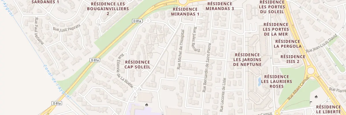 Plan du 12 Rue Michel de Hospital à Saint-Cyprien