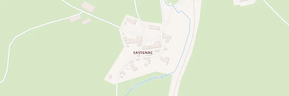 Plan du 7 Savignac à Talizat