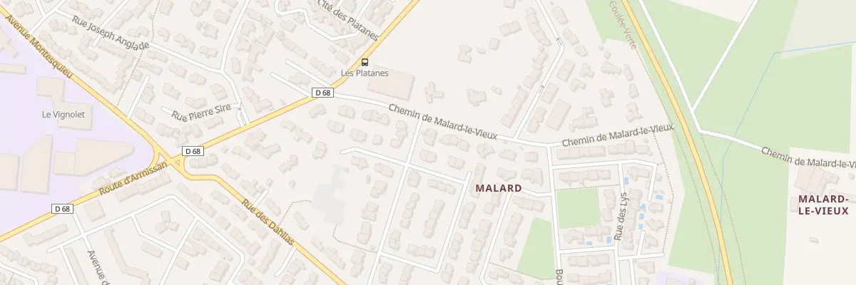Plan du 24 Rue des Pivoines à Narbonne