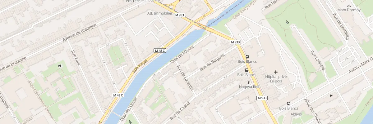 Plan du 12 Rue de Laventie à Lille