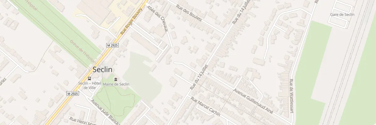 Plan du 112 Rue du Quatorze Juillet à Seclin