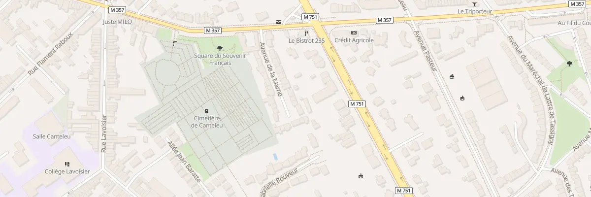 Plan du 19 Rue de la Marne à Lambersart