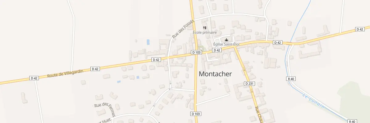 Plan du 4 Rte de Villegardin à Montacher-Villegardin