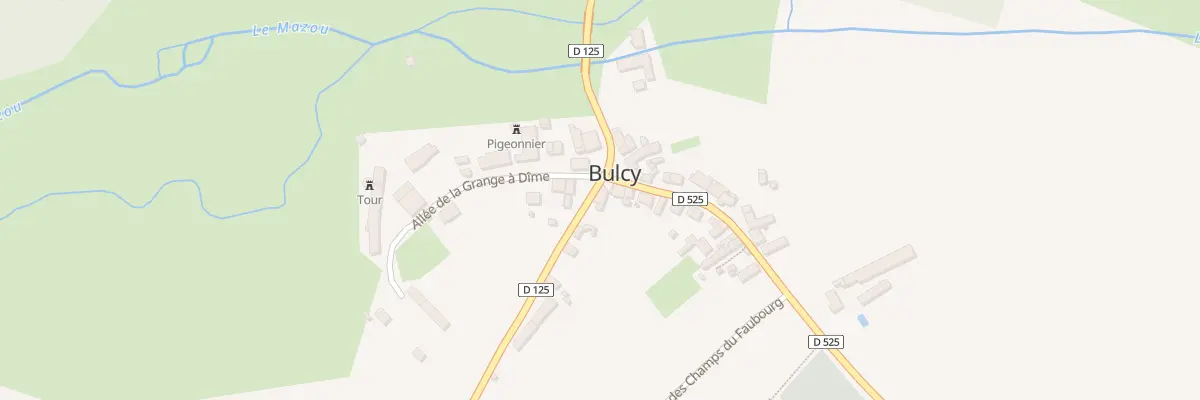 Plan du 1 Rte du Camp Américain à Bulcy
