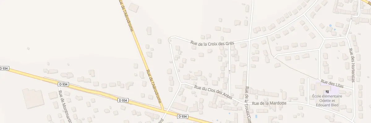 Plan du 58B All du Château d’Eau à Mouroux