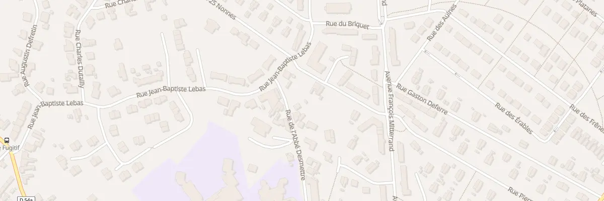 Plan du 654 Rue de l’Abbé Desmettre à Ostricourt