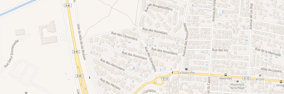 Plan du 5 Rue des Grenadiers à Sainte-Marie-la-Mer