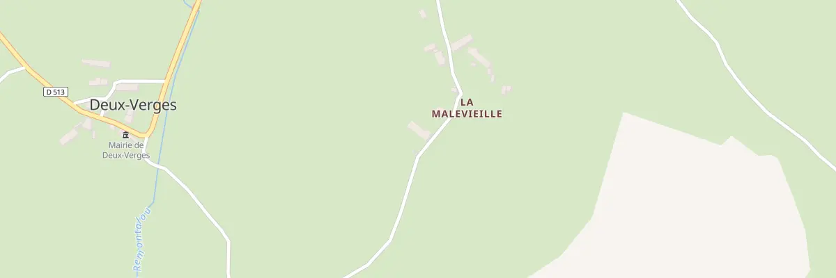 Plan du 5018 La Malevieille à Deux-Verges
