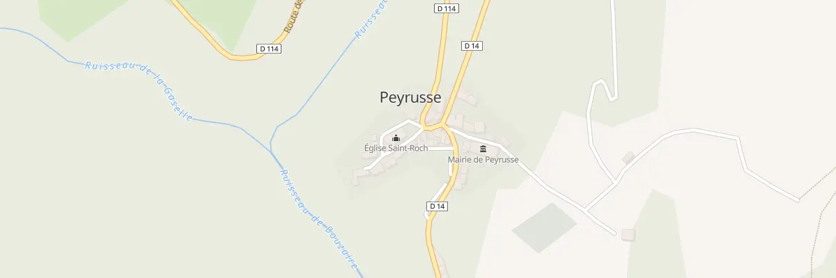 Plan du 5024 Le Bourg à Peyrusse