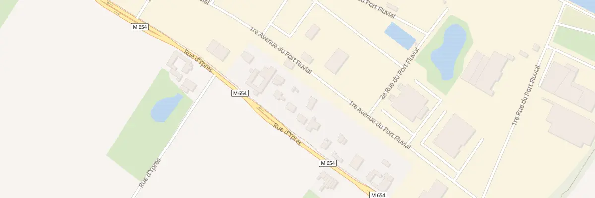 Plan du 2670 Rue d’Ypres à Wambrechies