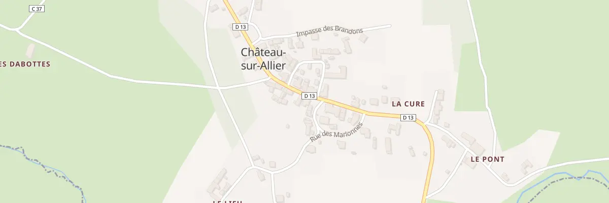 Plan du 5047 Le Bourg à Château-sur-Allier