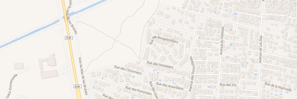 Plan du 12 Rue des Lauriers Roses à Sainte-Marie-la-Mer