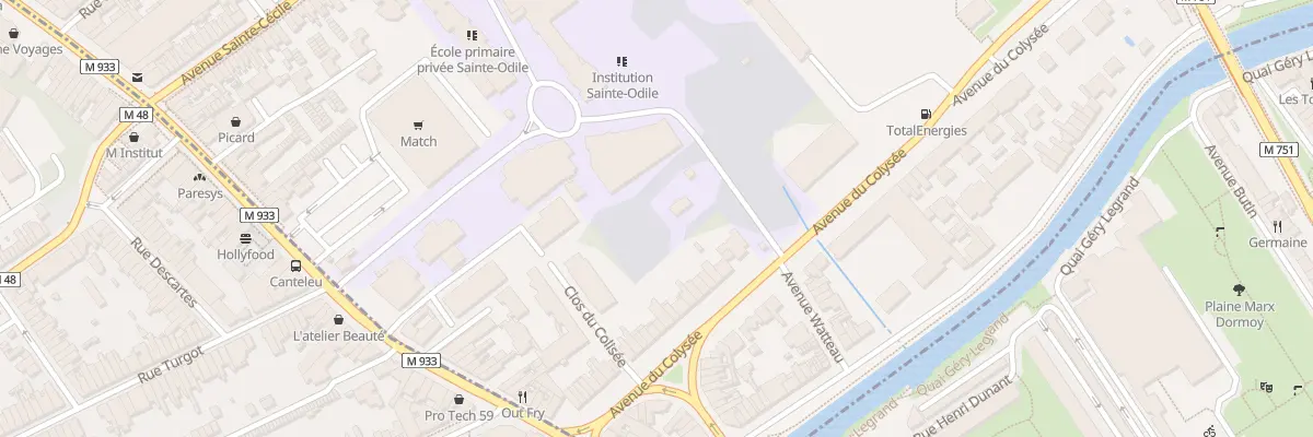 Plan du 47 Av du Colysée à Lambersart