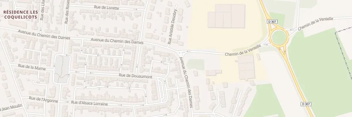 Plan du 478 Av du Chemin des Dames à Brebières