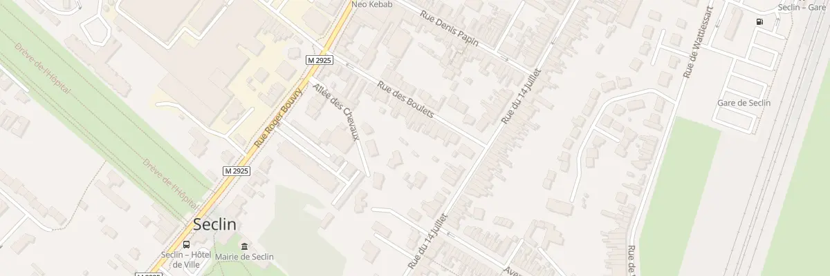 Plan du 22 Rue des Boulets à Seclin