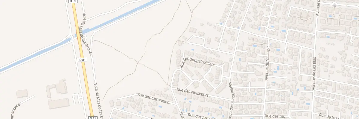 Plan du 7 Rue des Bougainvilliers à Sainte-Marie-la-Mer