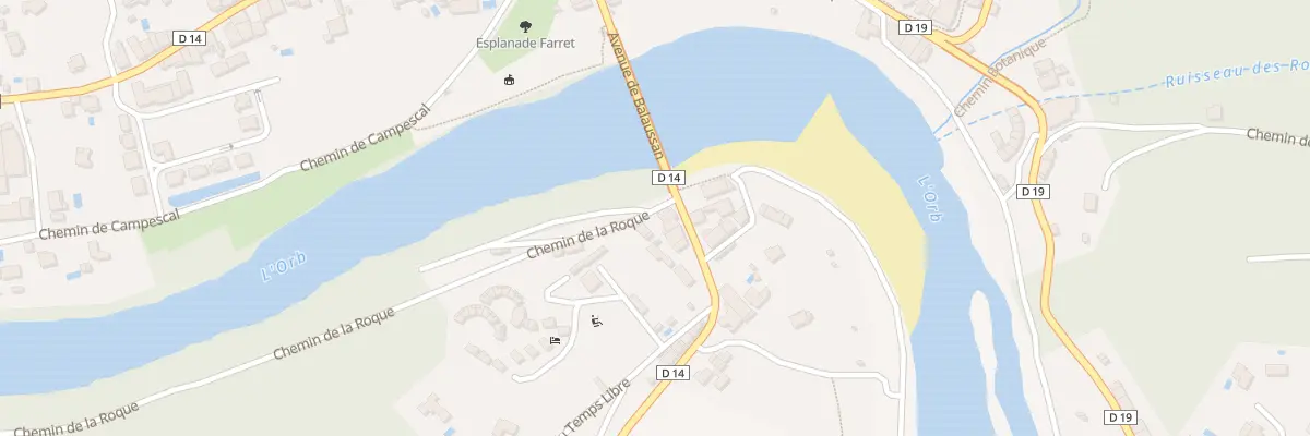 Plan du 5103 Che de la Roque à Roquebrun