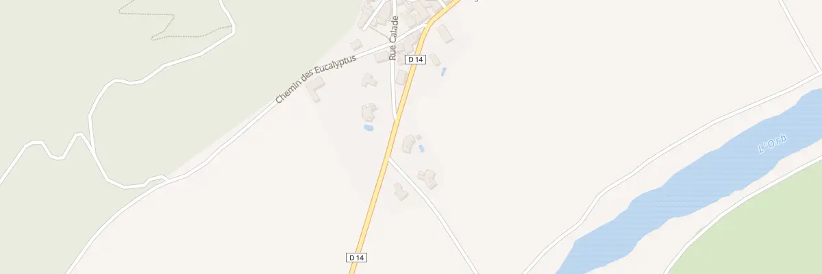 Plan du 1 Che de la Rivière à Cessenon-sur-Orb