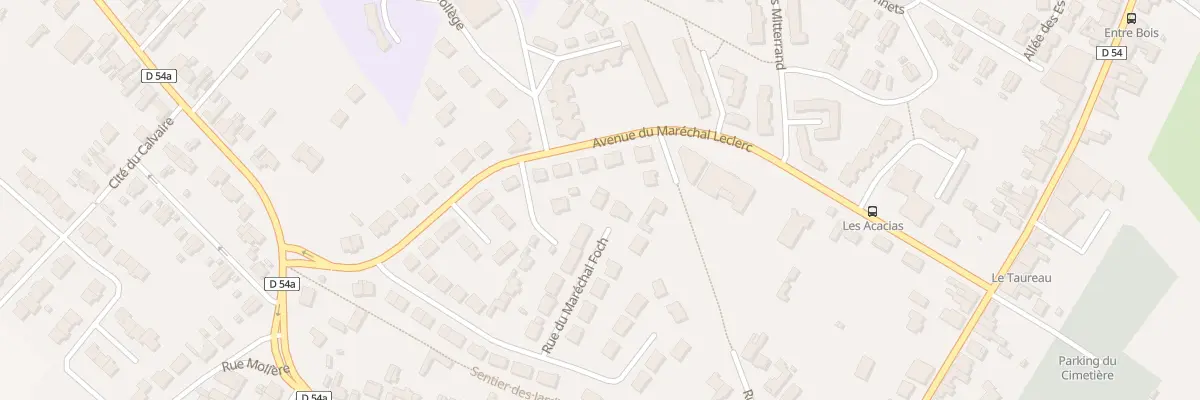 Plan du 452 Rue du Marechal Foch à Ostricourt