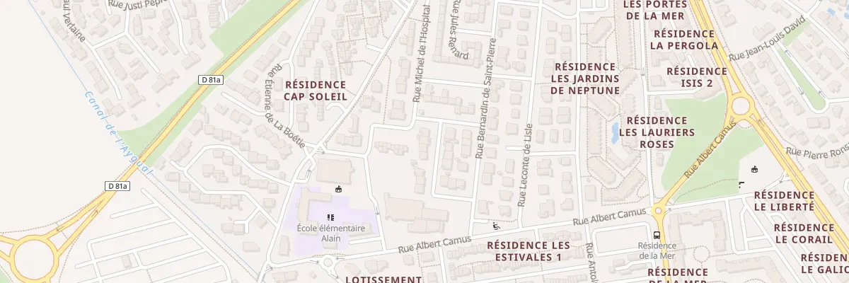 Plan du 14 Rue Lautréamont à Saint-Cyprien