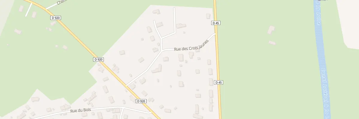 Plan du 5 Rue des Crots Jaunes à Cours-les-Barres
