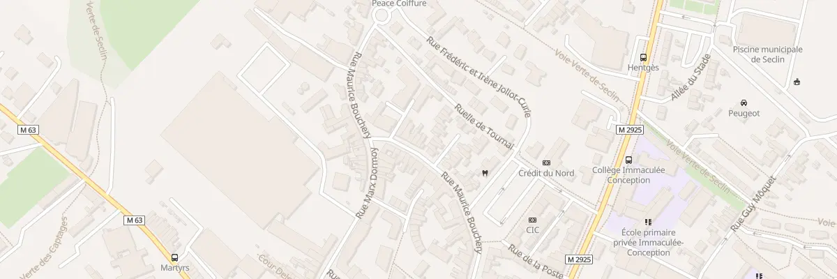 Plan du 58 Rue Maurice Bouchery à Seclin