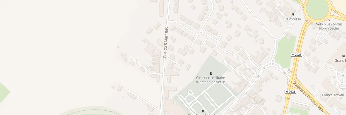Plan du 10 Rue du Huit Mai 1945 à Seclin