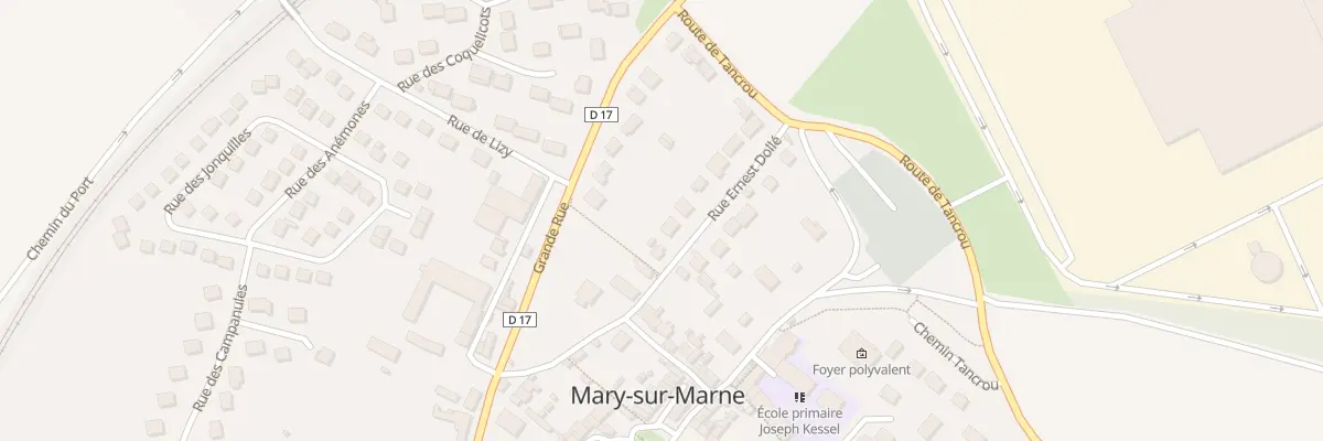 Plan du 9 Rue Ernest Dollé à Mary-sur-Marne