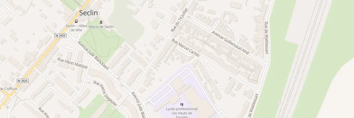 Plan du 6 Rue Marcel Cachin à Seclin