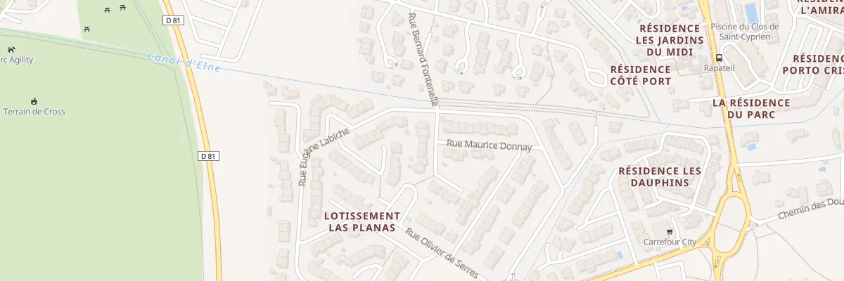 Plan du 6 Rue Ferdinand Brunetière à Saint-Cyprien