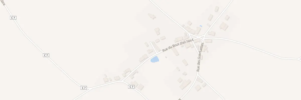 Plan du 11 Rue du Bout d’En Haut à Pougny