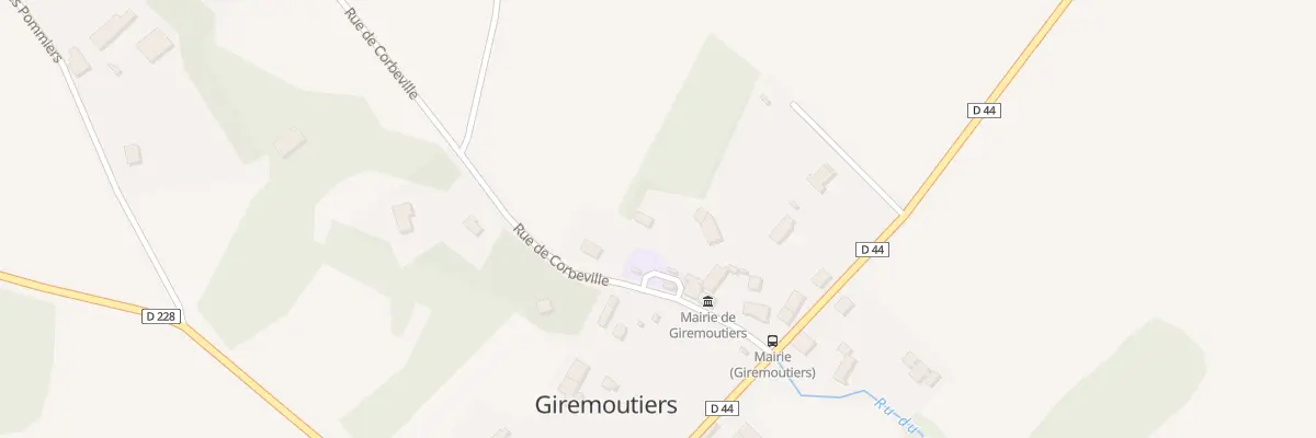 Plan du 14B Rue de Corbeville à Giremoutiers