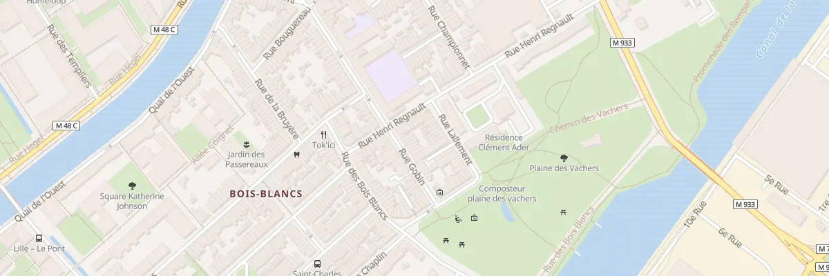 Plan du 28 Rue Gobin à Lille