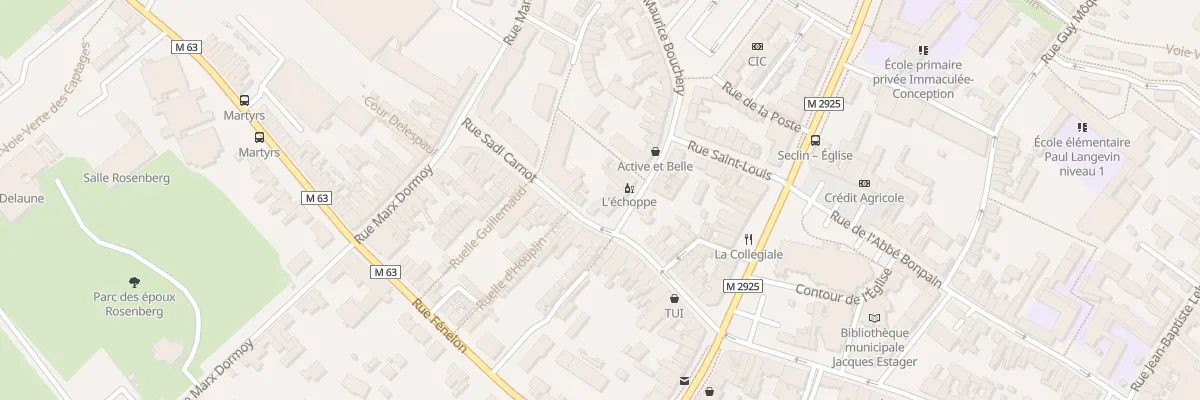 Plan du 1 Rue Maurice Bouchery à Seclin