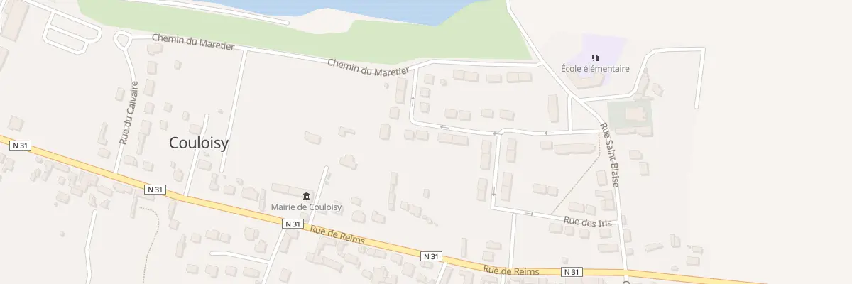 Plan du 11 Rue des Peupliers à Cuise-la-Motte