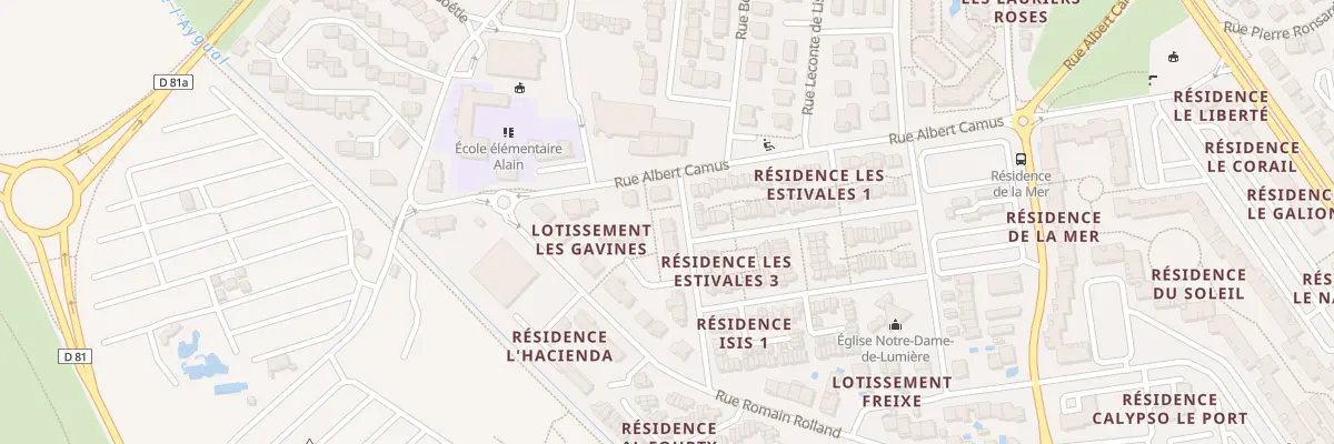 Plan du 4 Rue Roger Martin du Gard à Saint-Cyprien