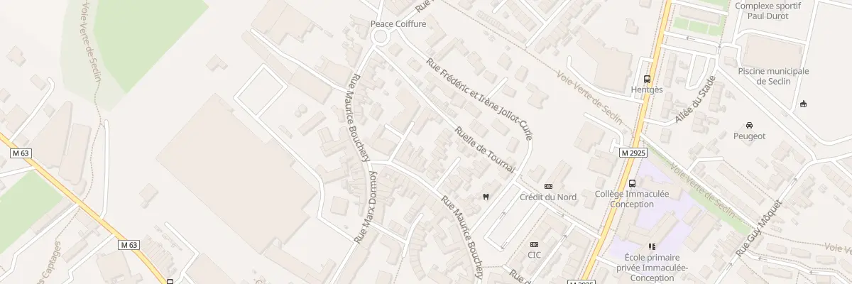 Plan du 62 Rue Maurice Bouchery à Seclin