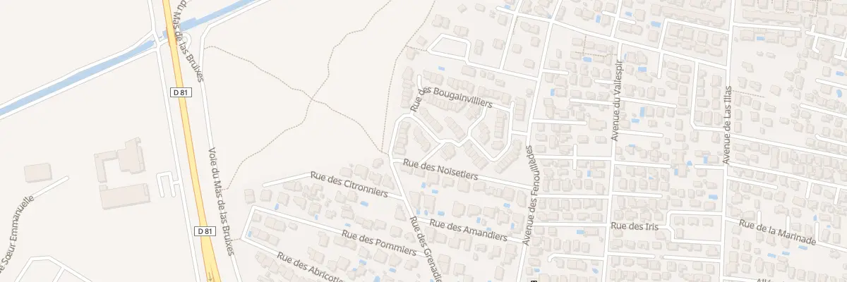 Plan du 18 Rue des Lauriers Roses à Sainte-Marie-la-Mer