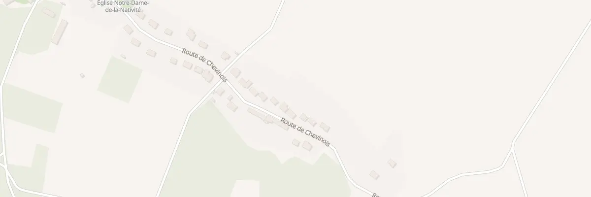 Plan du 7A Rte de Chevinois à La Brosse-Montceaux