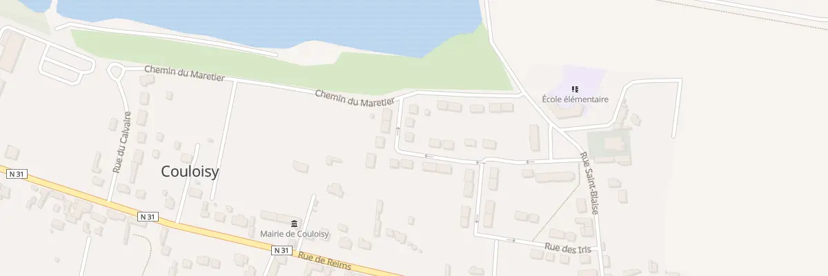Plan du 6 Rue des Peupliers à Couloisy