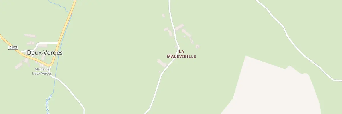 Plan du 5022 La Malevieille à Deux-Verges