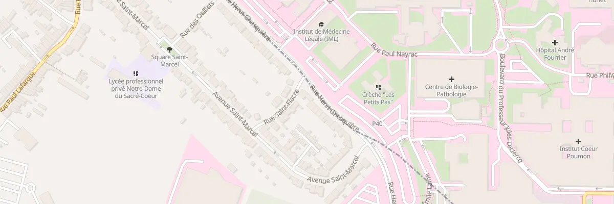 Plan du 70 Rue Henri Ghesquière à Loos